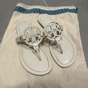 Tory Burch Miller sandal, white Size 8